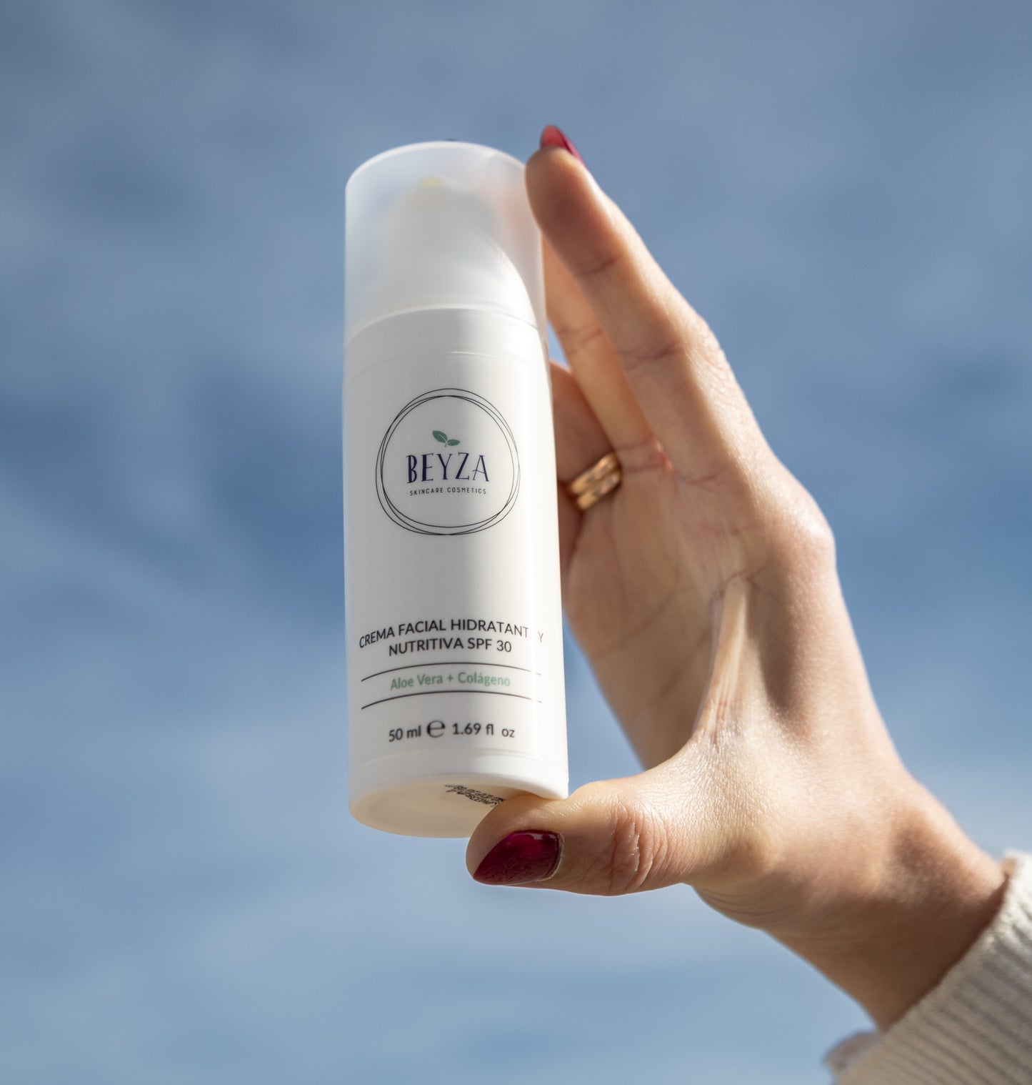 Crema Facial Hidratante y Nutritiva con protector solar SPF30